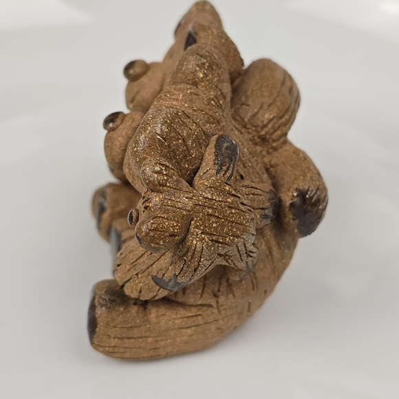 Adorable Brown Bear Figurine Family - Picture 7 of 9